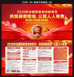 2026全国保密宣传教育月展板