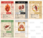 中医五脏养生挂画