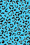 蓝色豹纹图案背景