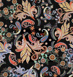 多彩花卉图案纹理背景