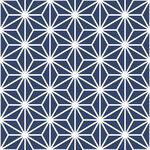 蓝白几何星形图案纹理