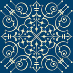 蓝色底纹精美花纹图案