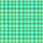 蓝绿橙格子图案背景