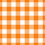 橙白格子图案