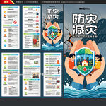 防灾减灾三折页