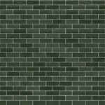 深绿色砖块墙面纹理图