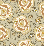 复古花卉图案背景设计