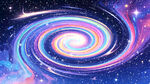唯美旋涡星空