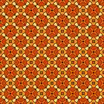 橙色几何图案纹理背景