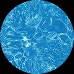 蓝色水波纹理圆形图案