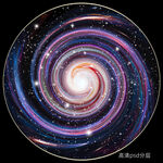 圆形星空吊顶天花