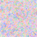 彩色几何小碎花