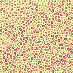 粉色黄色星形心形小碎花