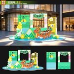 端午节美陈展示