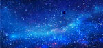 蓝色星空背景图