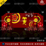 少数民族婚礼羌族婚礼背景