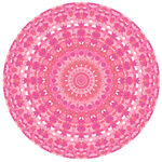 粉色曼陀罗图案