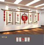乡贤村史展览馆厅文化墙