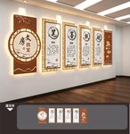 笔墨纸砚书法室展厅展板文化墙