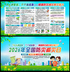 2026防灾减灾日宣传展板