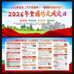 2026年全国防灾减灾日宣传栏