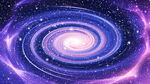 美丽旋涡星空