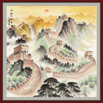 长城山水画