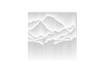 立体山水剪纸艺术图案