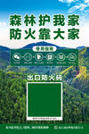 森林防火宣传海报
