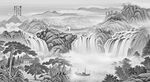 水墨山水画