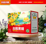黄桃包装 蜜桃礼盒