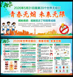 世界无烟日宣传栏