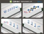 中铁建楼梯文化墙