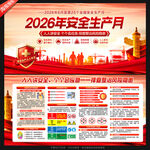 安全生产月展板
