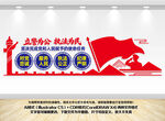 警队文化墙公安文化标语