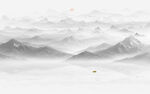 水墨山水画