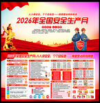 2026安全生产月宣传展板