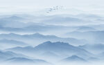 远山近水水墨风景