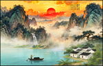 山水风景图