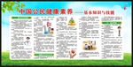 中国公民健康素养宣传栏
