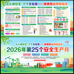 2026年安全生产展板