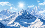 珠峰雪山
