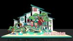 立体纸艺建筑模型 端午