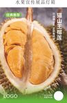 美味榴莲水果门面店铺展示灯箱