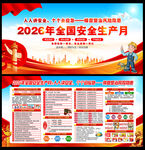 2026安全生产月展板