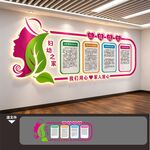 妇幼保健医院母婴室文化墙展板