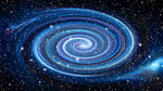 蓝色星空旋涡