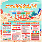 安全月展板