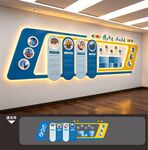 公司文化墙展板