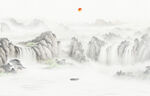 禅意水墨画